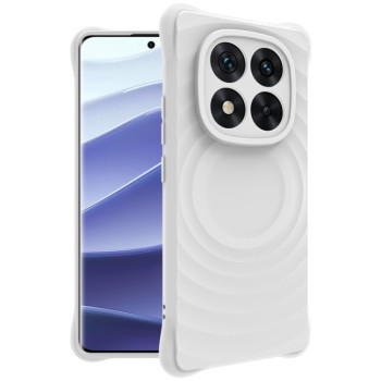 Ударозахисний чохол IMAK UC-6 Series Manbo Frosting Soft на Redmi Note 14 Pro 5G/Poco X7 - білий