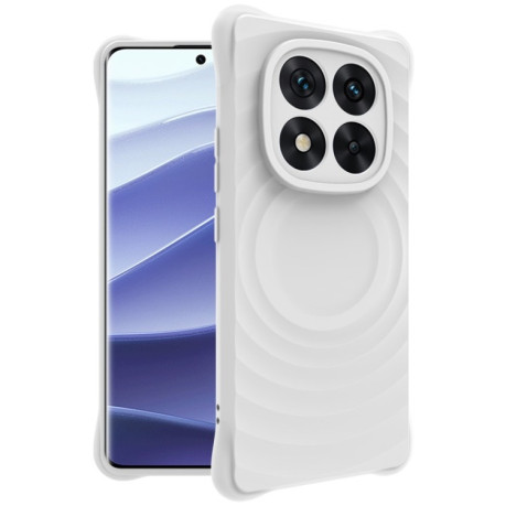 Ударозахисний чохол IMAK UC-6 Series Manbo Frosting Soft на Redmi Note 14 Pro 5G/Poco X7 - білий