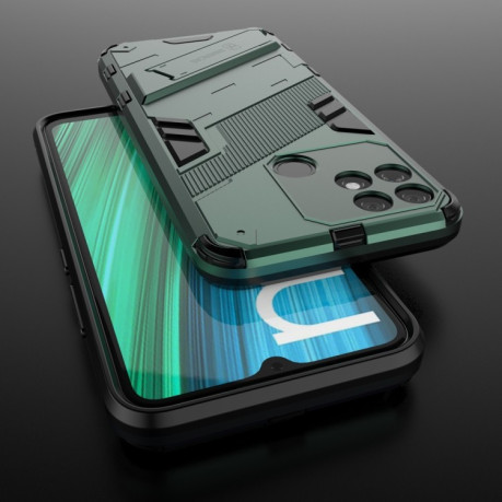 Протиударний чохол Punk Armor для Realme Narzo 50A - зелений