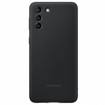 Оригинальный чехол Samsung Silicone Cover для Samsung Galaxy S21 Plus black