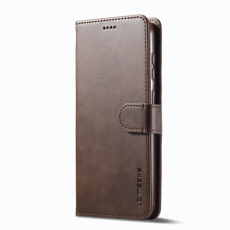 Чохол книжка LCIMEEKE Calf Texture  для Samsung Galaxy S25+ 5G - кавовий