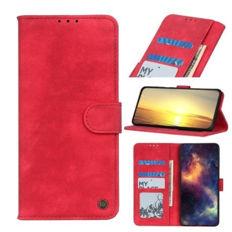 Чехол-книжка Antelope Texture для Xiaomi Redmi Note 11 Pro 5G (China)/11 Pro+ - красный