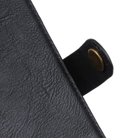 Чехол-книжка KHAZNEH Cowhide Texture для OnePlus 12 - черный