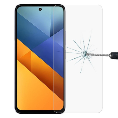 Защитное стекло 0.26mm 9H 2.5D на Xiaomi Poco M6 4G