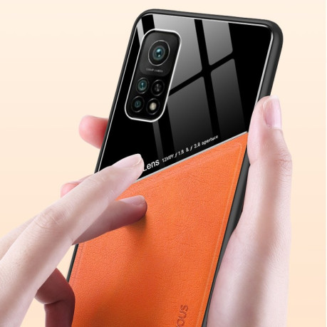 Противоударный чехол Organic Glass для Xiaomi Mi 10T / 10T Pro - оранжевый