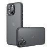 Противоударный чехол Armor Precise Hole гибрид на iPhone 16 Pro - черный