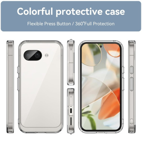 Протиударний чохол Colorful Acrylic Series для Google Pixel 9a - прозорий