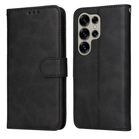 Чехол-книжка Stitching Calf Texture для Samsung Galaxy S25 Ultra 5G - черный
