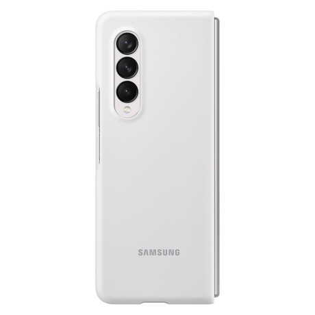 Оригинальный чехол Samsung Silicone Cover для Samsung Galaxy Z Fold 3 white