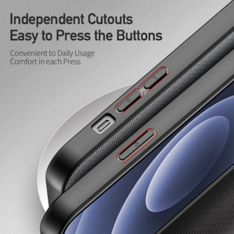 Противоударный чехол DUX DUCIS Fino Series на iPhone 14/13 - синий