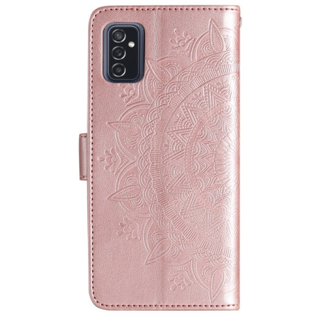 Чехол-книжка Totem Flower для Samsung Galaxy M52 5G - розовое золото