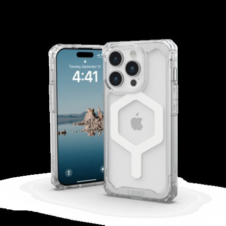 Оригінальний чохол UAG Plyo Magsafe на iPhone 15 Pro - ice-white