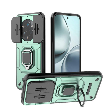 Протиударний чохол Sliding Camshield для Realme 14 Pro+ 5G - зелений