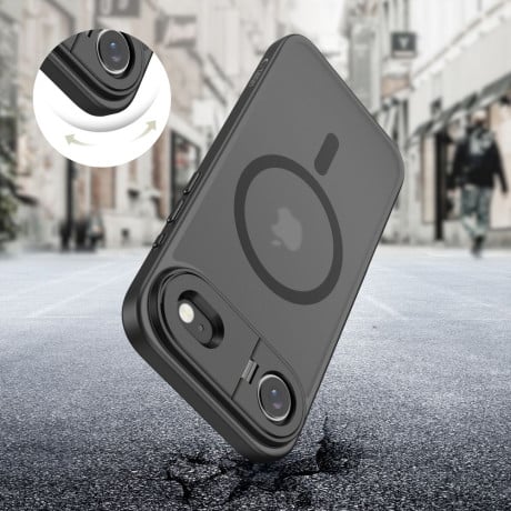 Чохол Tech-Protect MagStand MagSafe на iPhone Air - Matte Black