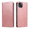 Чехол-книжка Calf Texture Magnetic для iPhone 14/13 - розовое золото