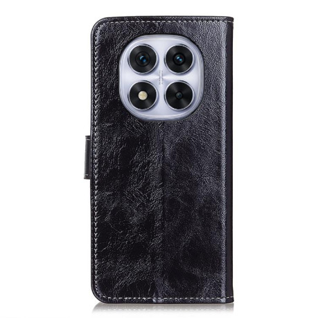 Чохол-книга Magnetic Retro Crazy Horse Texture на Xiaomi Redmi Note 14 Pro 4G - чорний