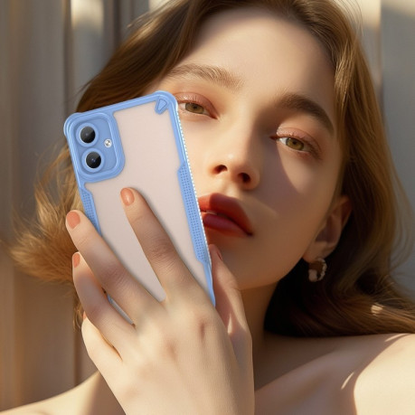 Протиударний чохол Armor Glaze PC Hybrid TPU для Samsung Galaxy A06 - синій