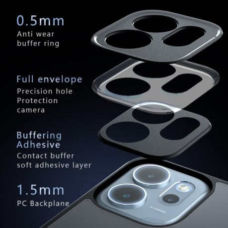 Чехол MagSafe Holder Armor гибрид на OPPO Reno14 F 5G - черный