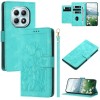 Чехол-книжка Tulips Embossed Leather на Xiaomi Redmi Note 15 4G / 5G /Poco M8  — зелёный