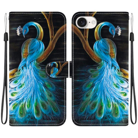 Чехол-книжка Colored Drawing Series на iPhone 16e - разноцветный