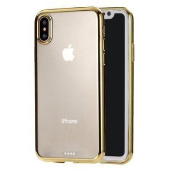 Ультратонкий чехол Electroplating Protective Case на iPhone XS Max золотой