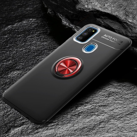 Протиударний чохол Lenuo на Samsung Galaxy M21/M30s - чорно-червоний