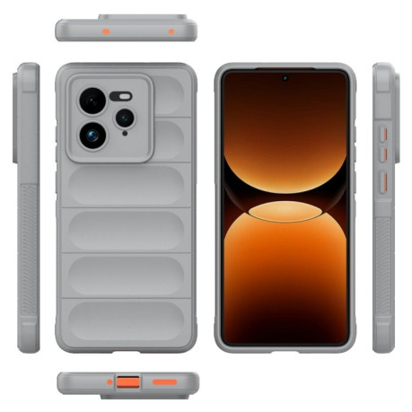 Силиконовый чехол Magic Flannel для Realme GT 7 Pro 5G - серый