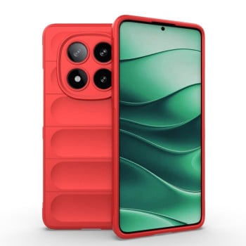 Силіконовий чохол Magic Flannel для Xiaomi Redmi Note 14 Pro 5G/Poco X7 - червоний