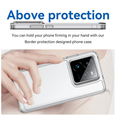 Противоударный чохол Colorful Acrylic Series для Realme GT 7 Pro - прозрачный