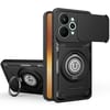 Противоударный чехол Camera Sliding на Realme 15 5G / 15 Pro 5G — чёрный