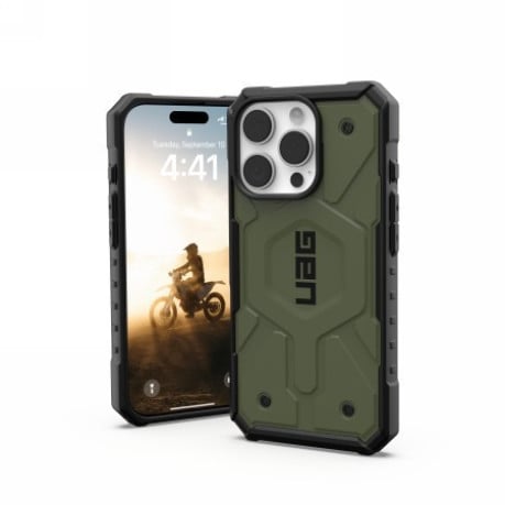 Оригінальний чохол UAG Pathfinder Magsafe для iPhone 16 Pro - Green