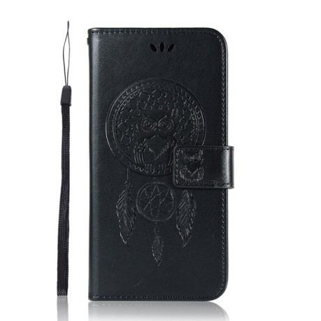 Чехол-книжка Wind Chime Owl для Xiaomi Redmi 10 - черный