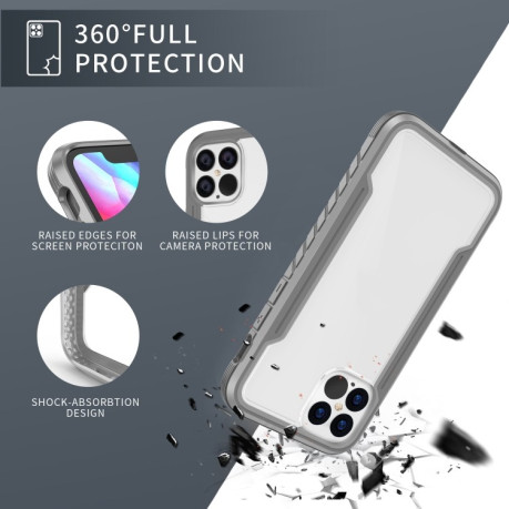 Протиударний металевий чохол Armor Metal Clear на iPhone 12 Mini - сірий