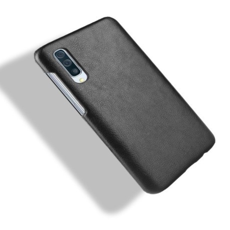 Кожаный чехол Litchi Texture на Samsung Galaxy A50/A30s/A50s-черный