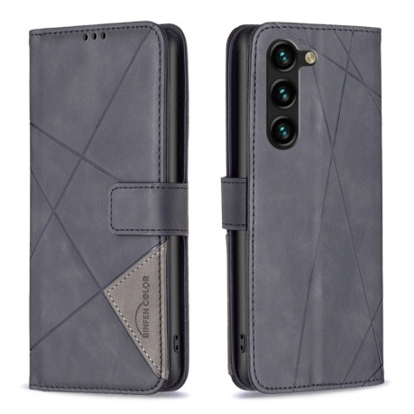 Чохол-книжка Rhombus Texture для Samsung Galaxy S24+ 5G - чорний