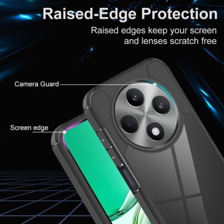 Противоударный чехол Acrylic для OPPO Reno12 F/12 FS 5G - черный