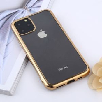 Силиконовый чехол  Anti-Drop And Waterproof на iPhone 11Pro-золотой