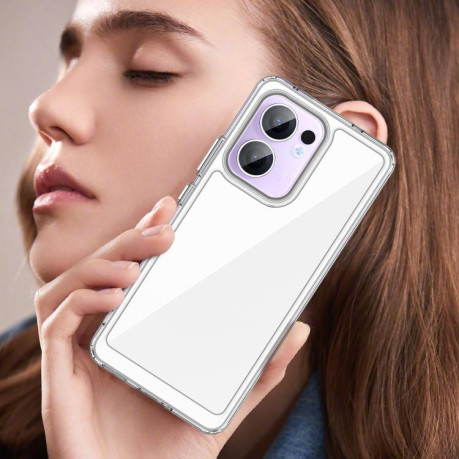 Протиударний чохол Colorful Acrylic Series для OPPO Reno13 F /Reno13 FS - прозорий