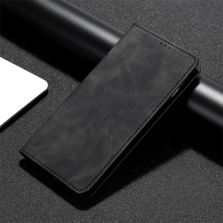 Чехол-книжка Retro Skin Feel Business Magnetic на OPPO A3/A3x/A40m - черный