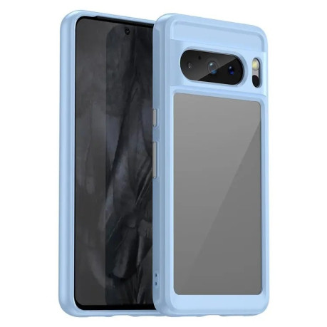 Протиударний чохол Colorful Acrylic Series для Google Pixel 8 Pro - синій