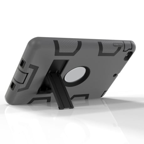 Протиударний Чохол із підставкою Kickstand Detachable 3 in 1 Hybrid сірий та чорний для iPad mini 3/ 2/ 1