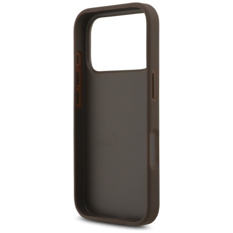Оригинальный чехол Guess 4G Big Logo на iPhone 17 Pro - Brown