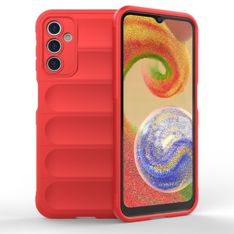 Силиконовый чехол Magic Flannel для Samsung Galaxy A14 5G - красный