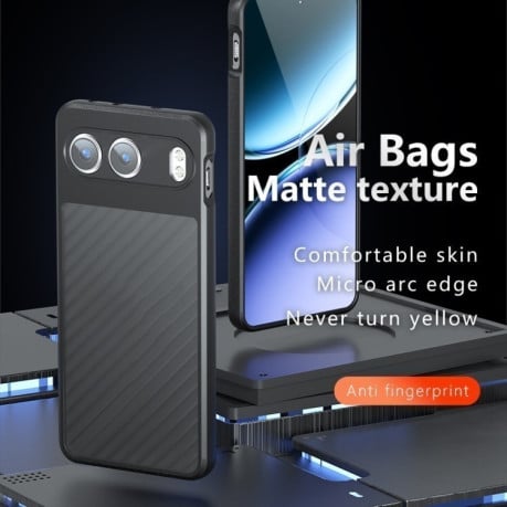 Противоударный чехол Armor Precise Hole гибрид на OnePlus Nord 4 - черный