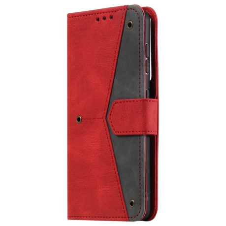 Чехол-книжка Retro Stitching Calf Texture для Samsung Galaxy S21 FE - красный