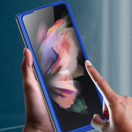 Протиударний чохол Luggage для Samsung Galaxy Fold4 5G - синій
