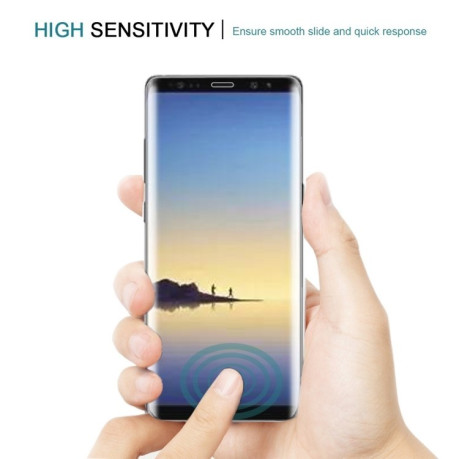 3D защитное стекло на весь экран прозрачное на Samsung Galaxy Note 8
