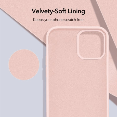 Противоударный силиконовый чехол ESR Cloud Serie на iPhone 12 mini - розовый
