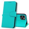 Чехол-книжка Litchi RFID Leather для iPhone 14 Pro - голубой