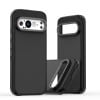 Противоударный чехол Dual-Color Skin Feel Shockproof Series на Google Pixel 9 Pro XL - черный